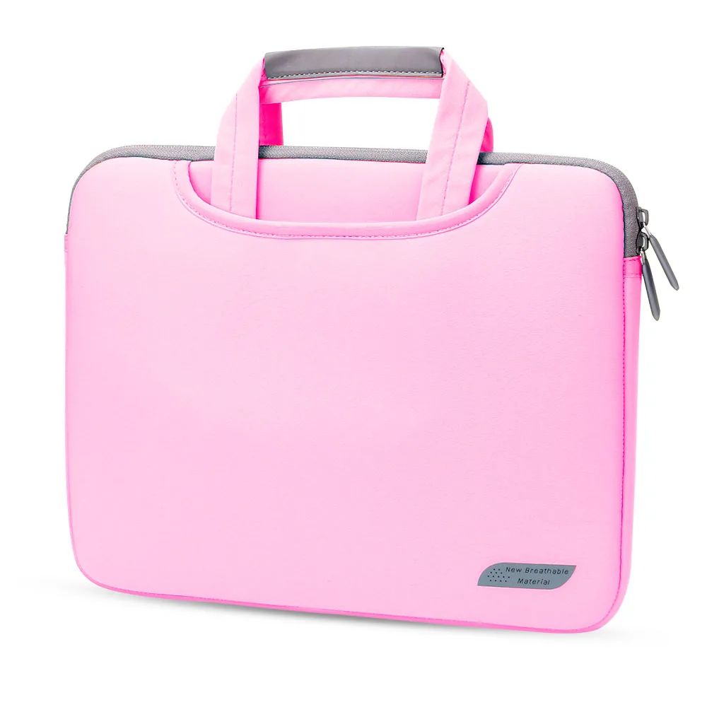 Pink Водонепроницаемая сумка для ноутбука 13,3 15," чехол для Macbook Air 13 Pro 15 12 15,6 сумка Универсальный чехол для huawei Matebook сумка - Цвет: Pink