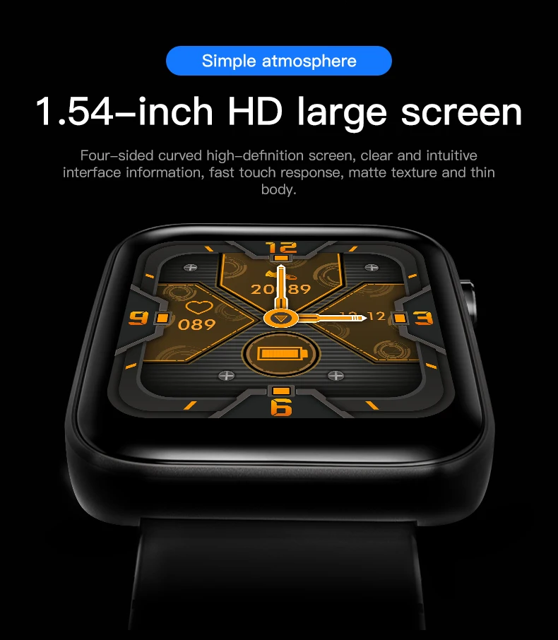 T68 Mens Smart Watches Body Temperature Heart Rate Monitor SPO2 Blutooth Call Flashlight Sports Watch Clock Gift for Men Women