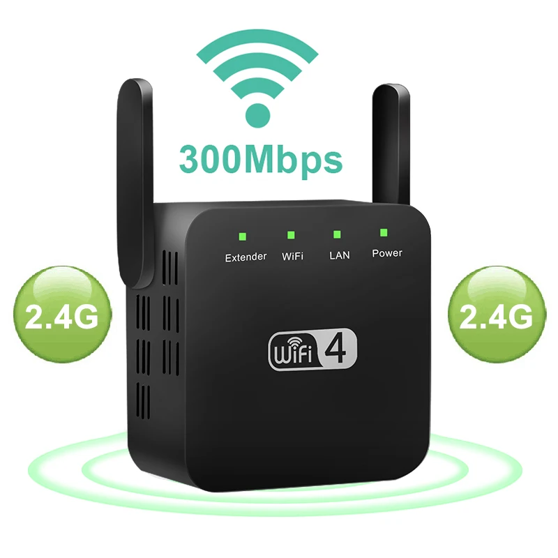 2.4G 300M black Беспроводной Wi-Fi ретранслятор Wi-Fi усилитель 2,4G/Wi-Fi 5 ГГц усилитель WiFi 300/1200 М сигнала WiFi дальняя расширитель 802.11ac точка доступа - Цвет: 2.4G 300M black