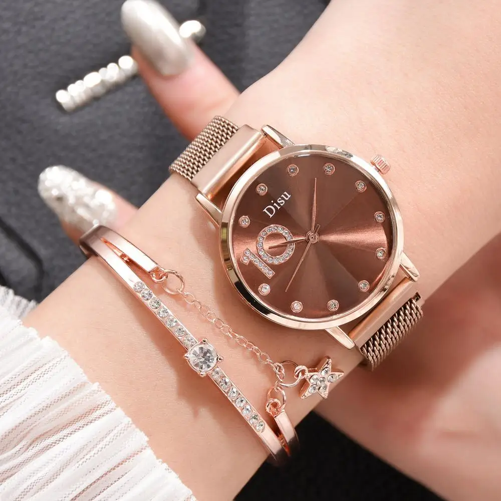 

2020 orologio donna New Fashion Casual Ladies Watch Alloy Mesh Belt Small Scale Rhinestone Ladies Quartz Watch zegarki damskie