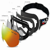 ELAX marque Double couches Anti-buée lunettes de Ski motoneige masque de Ski lunettes de Ski hommes femmes lunettes de neige Snowboard lunettes de soleil 2
