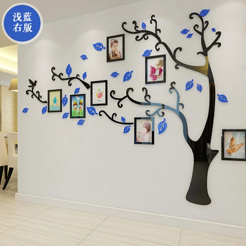 Adesivo Murale 3D Con Albero – Autoadesivo In PVC, Decorazione Da Parete Per Soggiorno, Camera Da Letto, Sticker Fotomurale Di Grande Formato - 2