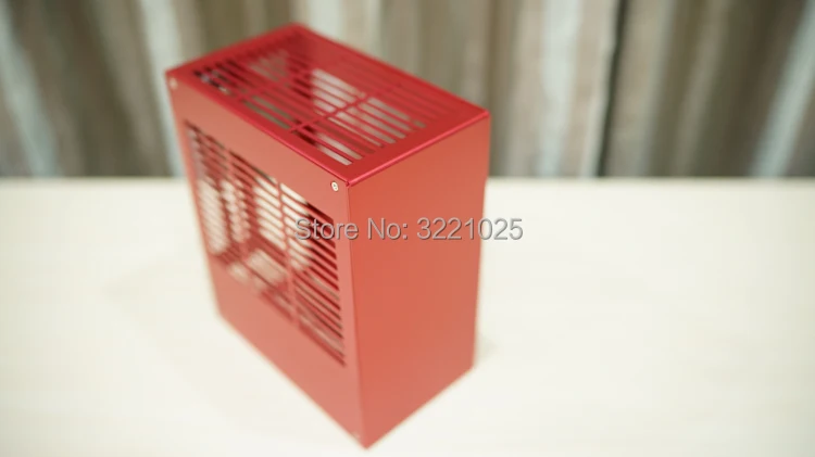 Todo o Alumínio Htpc Pequeno Chassis Jogo Computador Case Suporte Placa Gráfica Rtx2070 i7 8700 Pk39 K39 Itx - Imagem 4