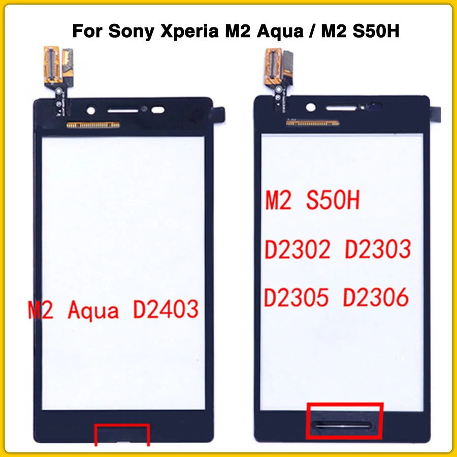 Новый тачскриновый планшетный компьютер от Экран для sony Xperia M2 S50H D2302 D2303 D2305/M2 Aqua