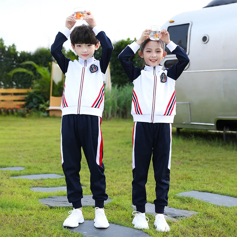 

Kindergarten Uniform Suits Spring Autumn 2019 New Teacher Children's Sports Suit Primary and Secondary School Uniforms Clothes