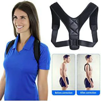 

Back Correction Belt Brace Support Belt Adjustable Back Posture Corrector Clavicle Spine Back Shoulder Lumbar Posture Correction