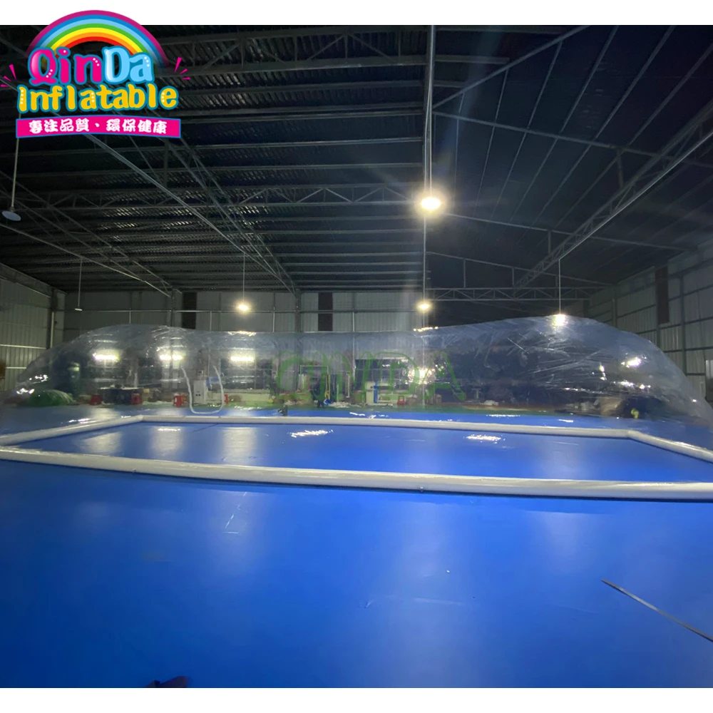 2020 New Inflatable Pool Dome For Sale/ Pools Inflatable Transparent Dome Tent For Sale 4