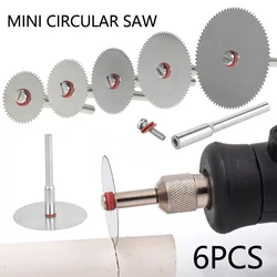 Mini lame de scie circulaire, disque de coupe de meulage électrique, outil rotatif pour Dremel métal, outil électrique, disques de coupe du bois 6/11 pièces 