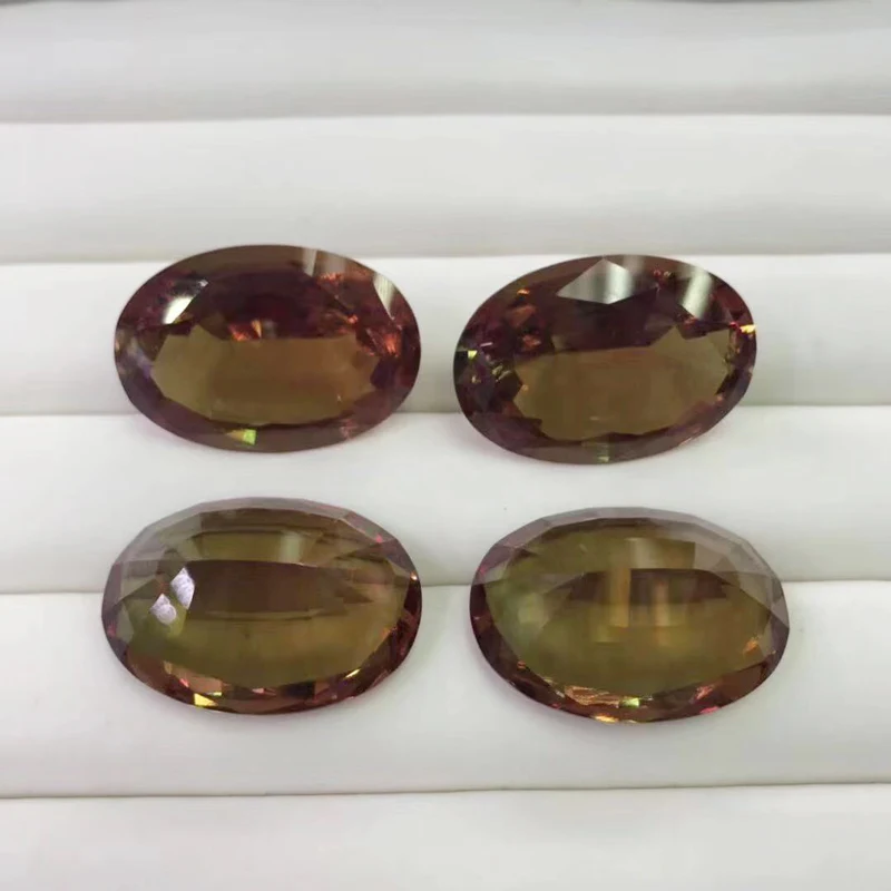 Большой камень CSJ искусственный зултанит для ювелирных изделий|Кольца| |