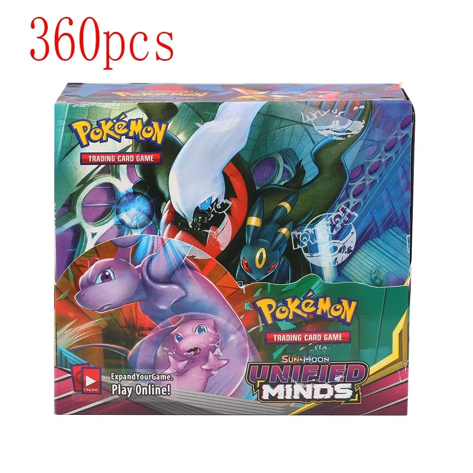 360pcs Pokemon TCG cards &amp Moon XY Evolutions Booster Box Unified Minds Collectible Trading Cards Game | Игрушки и хобби
