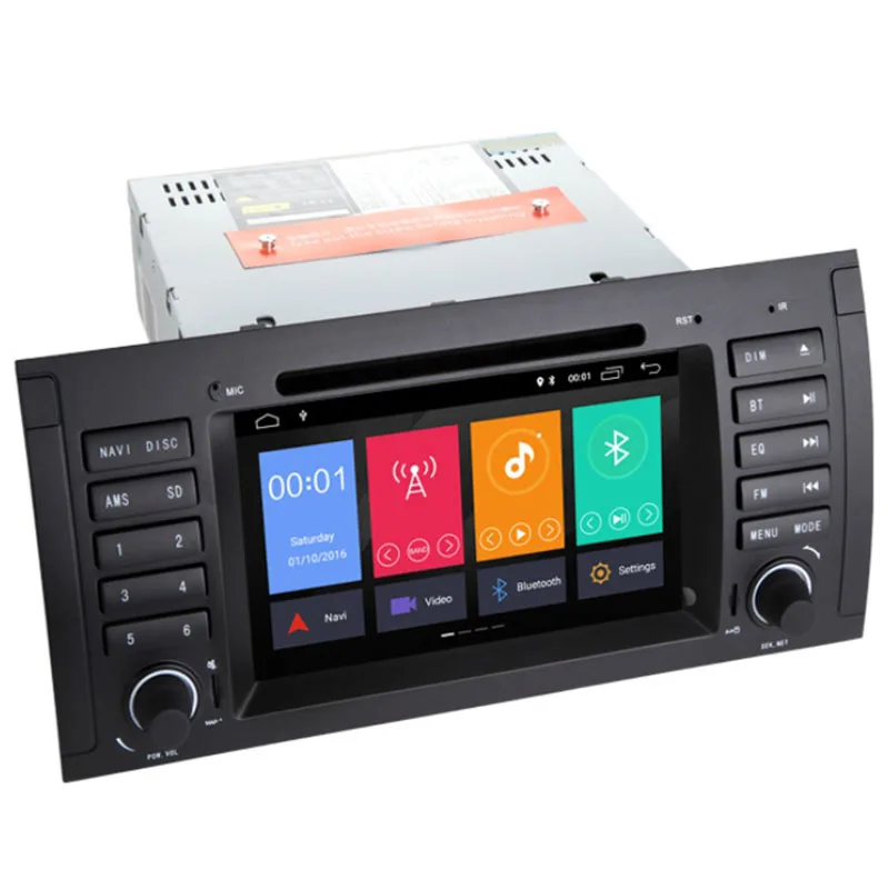 1 Din Android 8,1 автомобильный dvd-плеер для B MW X5 E53 E39 gps стерео аудио навигация мультимедийный экран головное устройство DVD Automotivo 2 Гб