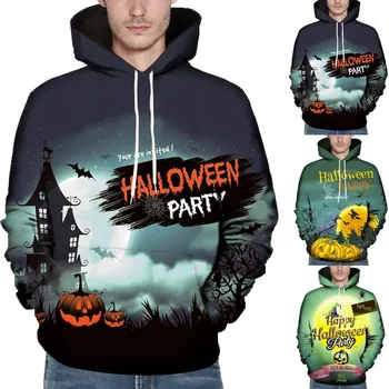 

Winter Hoodies Sweatshirt Men Women Mode 3D Print Long Sleeve Couples Hoodies Top Blouse Shirts Sudaderas S10