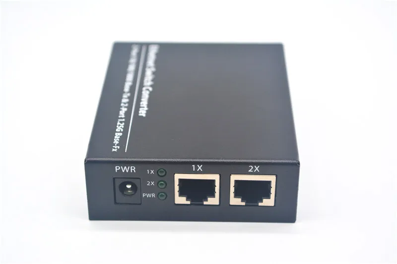 Ethernet коммутатор конвертер 2 портовый 10/100/1000base tx в 1 25G Base Fx одномодовый двойной