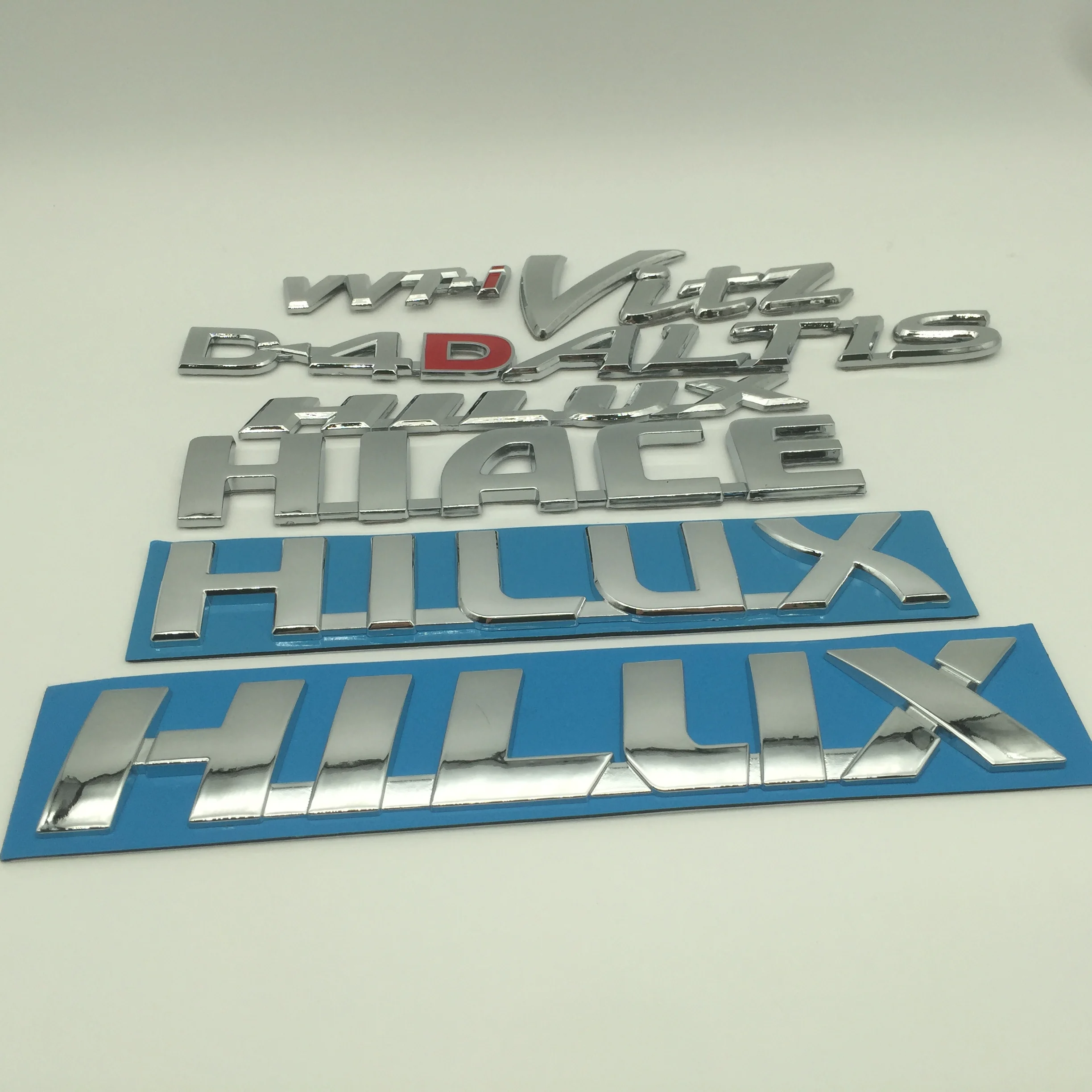 1 шт. 3D ABS vitz VVTI D4D HILUX HIACE COROLLA Автомобильная буква задний хвост фотоэмблема значок