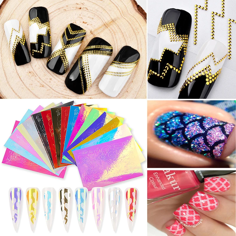 

Water Transfer Sticker Slider 3D Decoration for Manicure Flame Nail Stickers Flower Water Tattoo for Nails Foil Water Decals