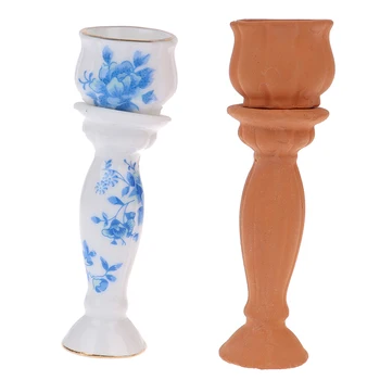 

Mini Ceramic Roman Column Flowerpot Simulation Flower Pot Model Toys for Doll House Decor 1/12 Dollhouse Miniature Accessories