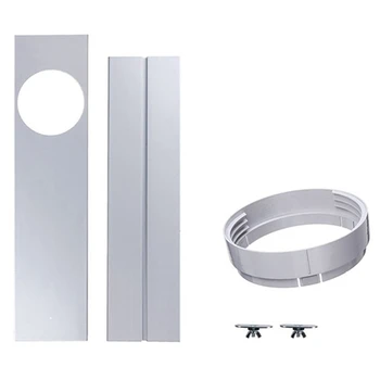 

15cm Window Air Exhaust Hose Adaptor Connectors Plate Lock Sealing for Portable Mobile Air Conditioners Air-Conditioning