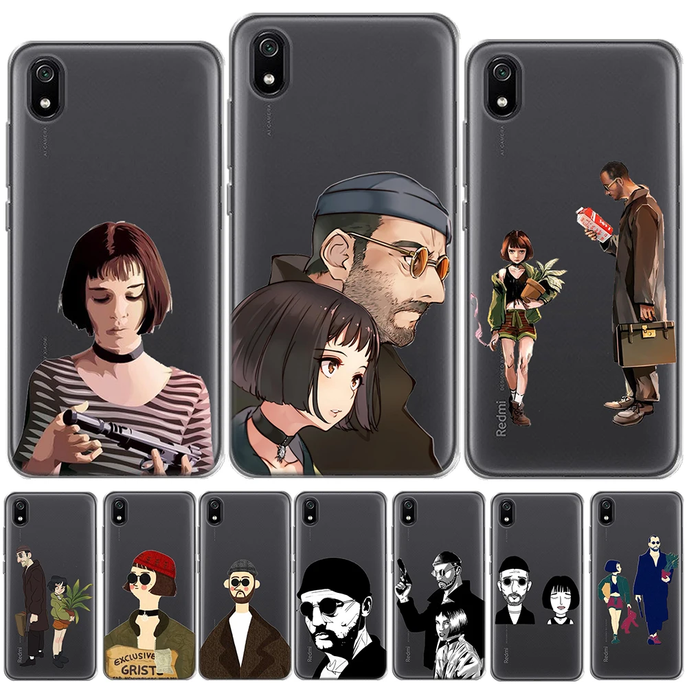 Силиконовый чехол для телефона Leon Matilda Natalie Portman Xiaomi Mi A1 A2 8 Pro Redmi K20 4X 5 Plus Note 10 7 4 6 |