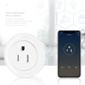 

WiFi Smart Plug Socket APP Remote Voice Control Timing Google Home Alexa Outlet US Plug Smart Home Socket