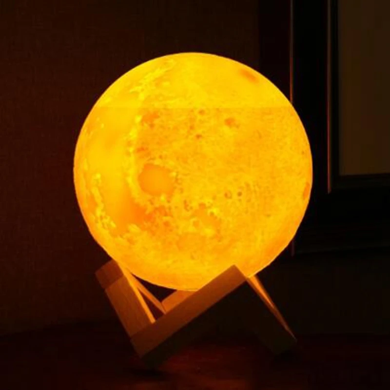 

Air Humidifier Christmas gift Ultrasonic Essential Oil Air USB Humidifier Full Moon Lamp Night Light Night Cool Mist Purifier