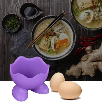 

Creative Silicone Egg Cup Holder Food Grade Silicone Boiled Eggs Holder Boiler Holder Eggcup Kitchen Cooking Tool