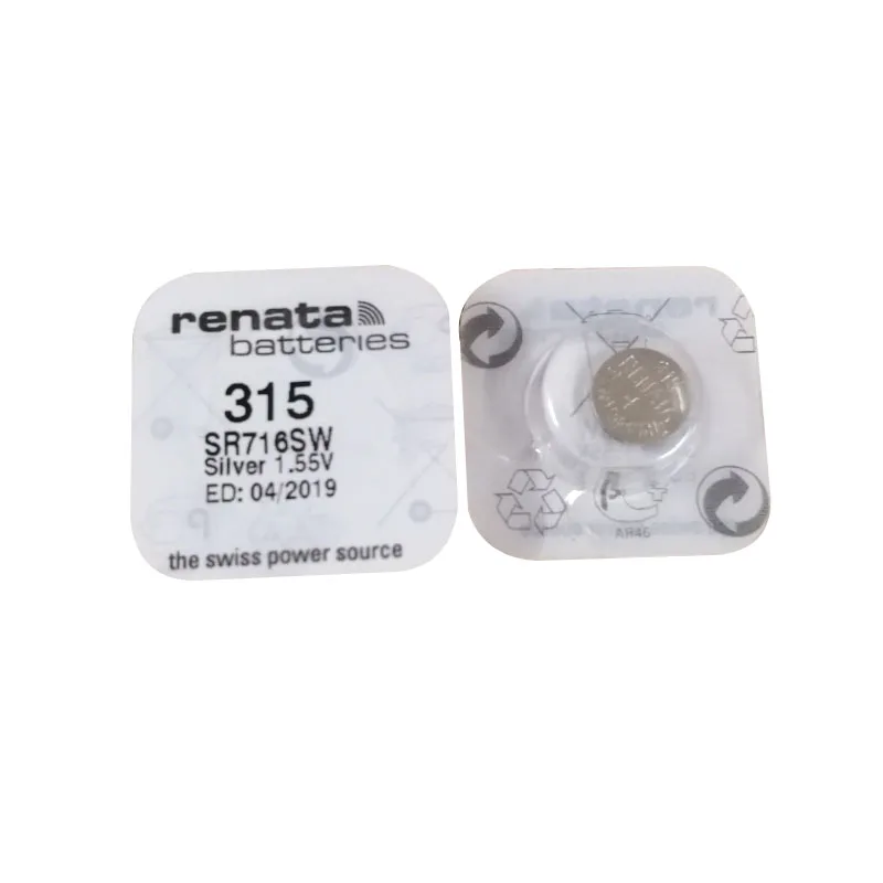 3 шт. батарея для часов с оксидом серебра renata 315 SR716SW 716 1,55 в бренд renata 315 renata716 батарея