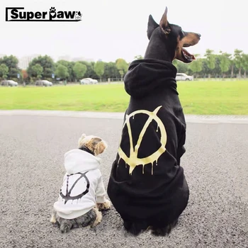 

Fashion Dog Clothes Pet Puppy Hoodie Parent-Child Outfit French Bulldog Pug Teddy Jacket Coat for Dogs cat Keeping Warm TLC07