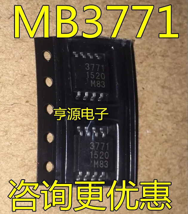 10 шт. MB3771PF SOP8 оригинальный MB3771 MCU чип управления|Органайзеры для кабеля| |