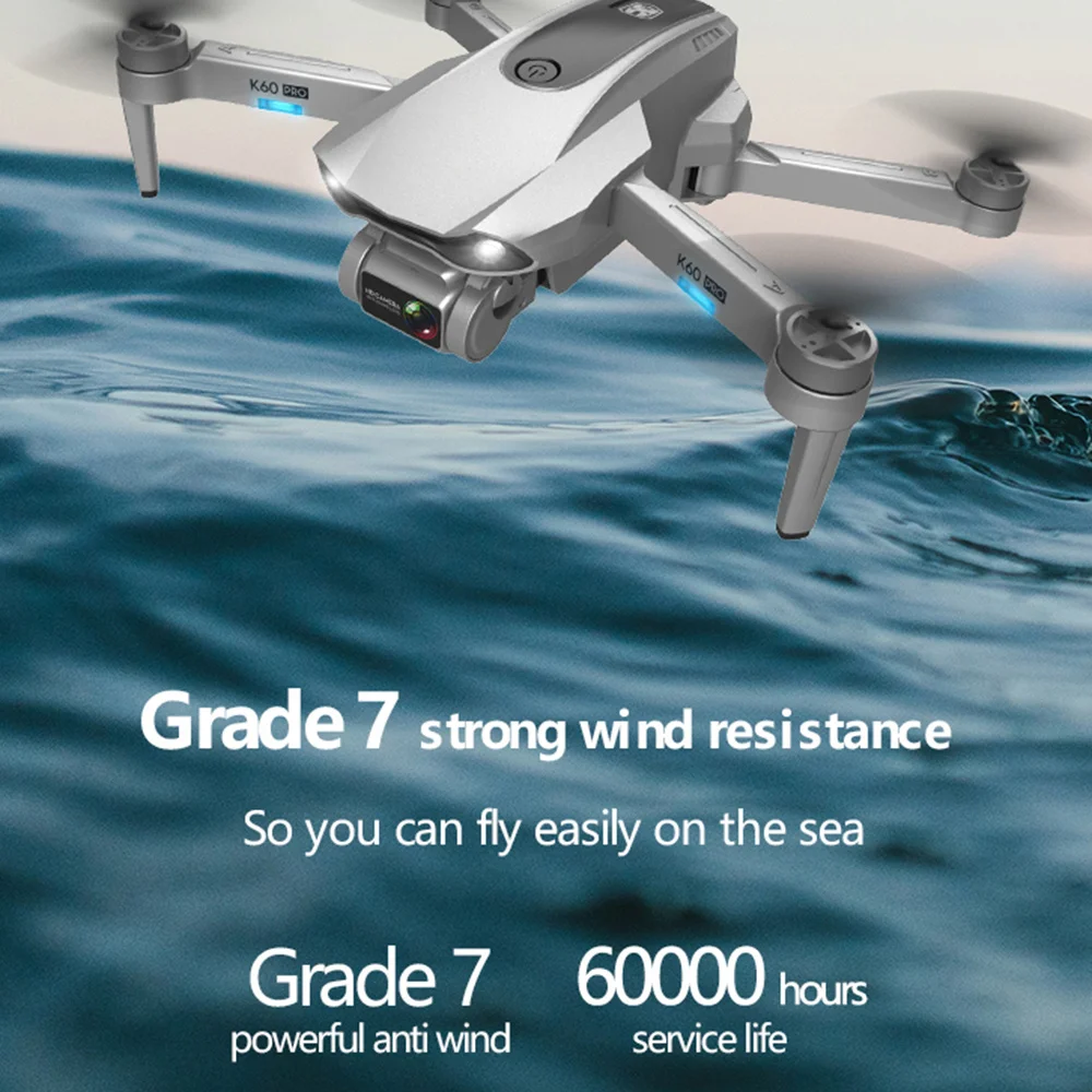 K60 Дрон 6k HD Двойная камера низкого давления однонаправленное gimbal с разрешением 4k