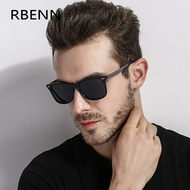 RBENN Vintage Sonnenbrille Männer 2019 Marke Designer Retro Polarisierte  Sonnenbrille Für Männlichen Gespiegelt Fahren Gläser UV400 Gafas| Sonnenbrillen| - AliExpress