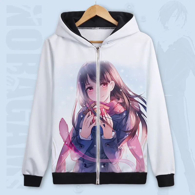 Noragami YATO Iki hijori толстовка с капюшоном, костюм для косплея для мужчин и женщин, модная мультяшная куртка с капюшоном, школьная форма для студентов