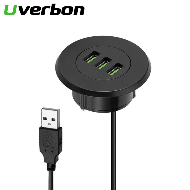 3 портовый КОНЦЕНТРАТОР USB 2 0 настольный встраиваемый преобразователь для