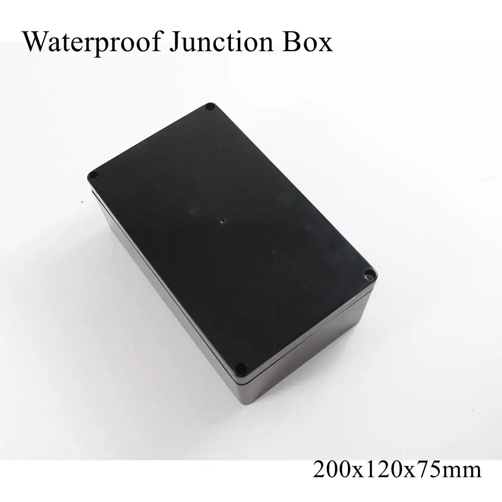IP66 Waterproof Plastic Electronic Junction Project Box Enclosure Case for Electronic for PCB with Transparent 200x120x75mm