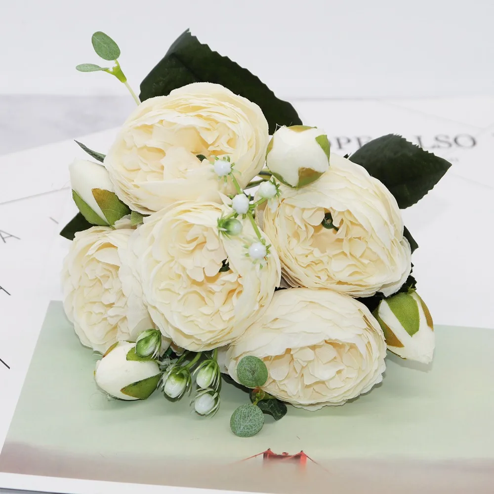 2019-Beautiful-Rose-Peony-Artificial-Silk-Flowers-Small-bouquet-flores-Home-Party-Spring-Wedding-Decoration-Fake(6)