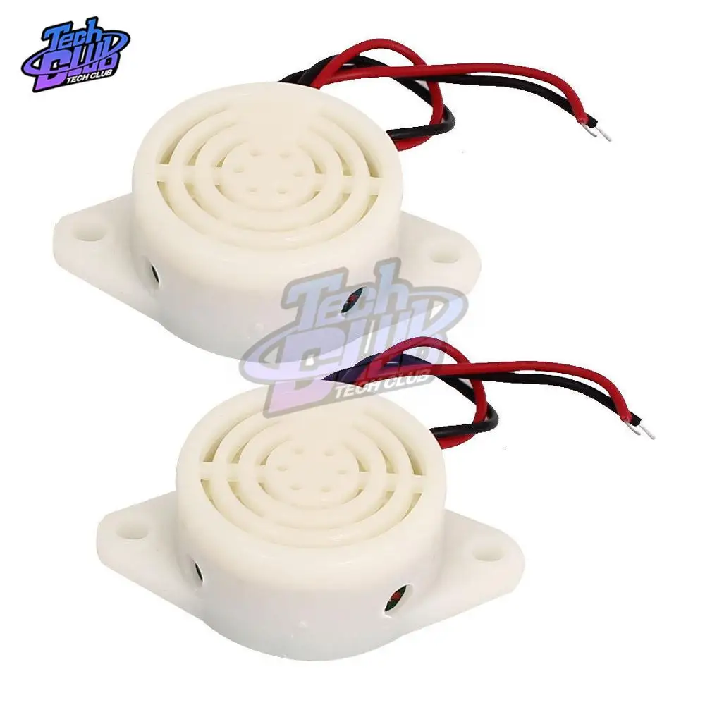 5 Pezzi Cicalino Elettronico 3-24V - Allarme 95dB | Per Circuiti Elettronici, Allarmi E Progetti Fai-da-te - Foto 4