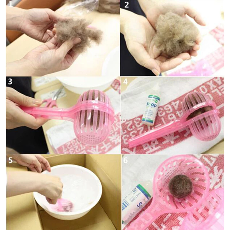 

1Pc Plastic Bead Shaker Felt Ball Maker For Wet Felting Hand Spinning DIY Women Tools Wool For Felting Ball Making Tool