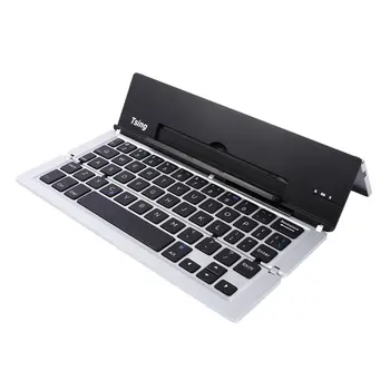 

Ultra-slim Portable Foldable Metal Aluminum Alloy 3.7V 400mAh Key Board 10m Operating Fantastic Surface Workmanship