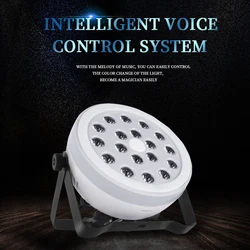 Lumière de scène RGB à Led plate, lumière de fête Disco Dj, effet lumineux de scène, 36 pièces et 18 pièces 