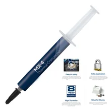 Высокопроизводительный MX-4 cpu силиконовый 4g видеокарта Тепловая паста трубка кулера эффективный чип-процессор составная смазка