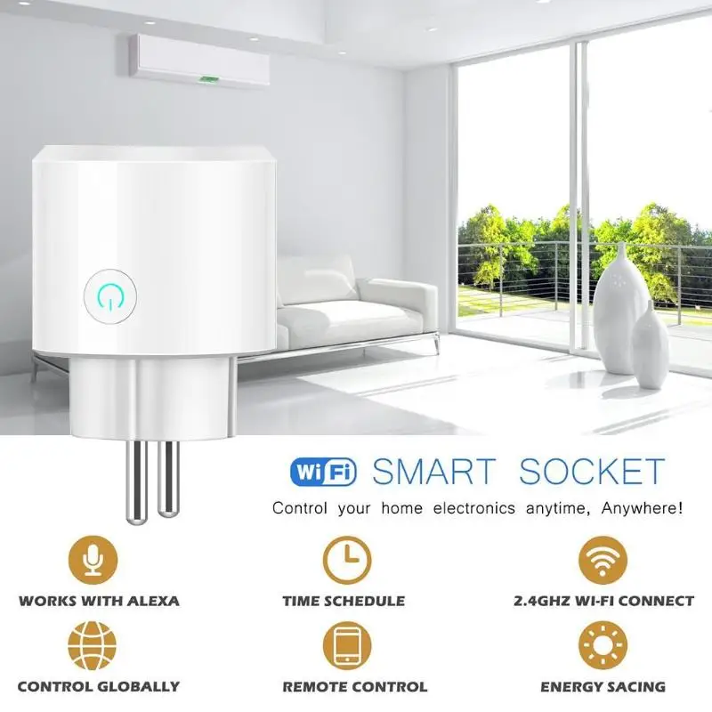 Умная розетка с поддержкой Wi Fi 16 А|Умные розетки| |