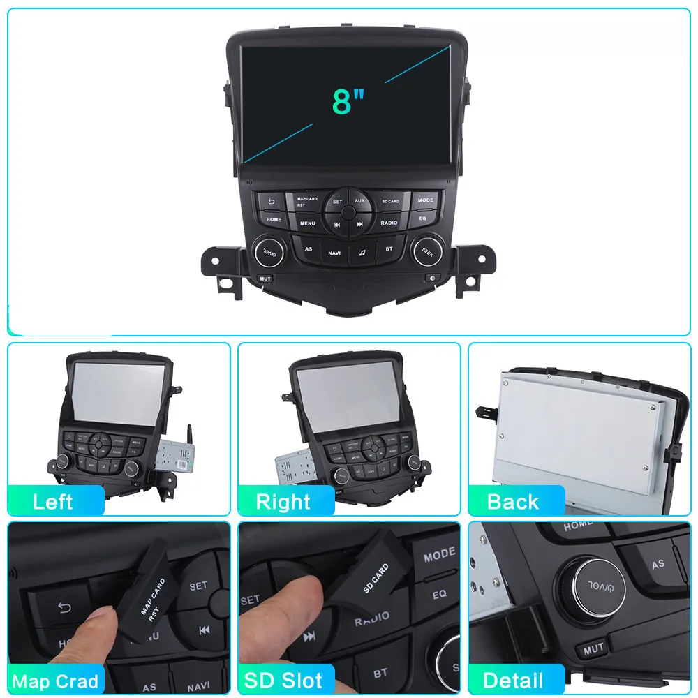 Автомобильный радиоприемник мультимедийный плеер для Chevrolet Cruze Lacetti 2 Octa Core Android 10
