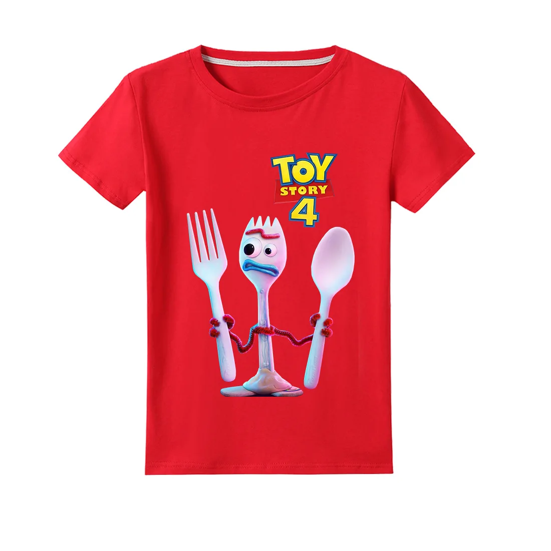 В 2019 году, новая детская одежда для мальчиков и девочек летние детские футболки с коротким рукавом симпатичная игрушки из мультика история