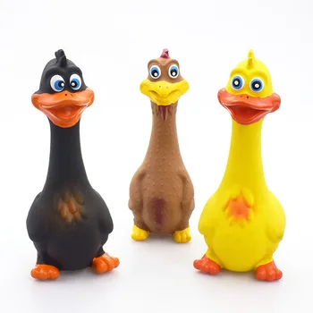 

Natural Latex Toy Fun Sound Making Strange Duck Dog Vent Boredom Toy Pet Toy Toy