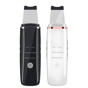 

Ultrasonic Skin Scrubber Face Cleaning Machine EMS Peeling Ultrasonico Facial Scrubber Pore Cleaner Ion Exfoliator Cleansing