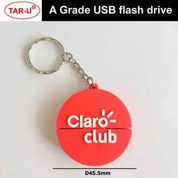 

64GB Soft plastic customized logo usb flash drive 3D logo design flash drive OEM memory card
