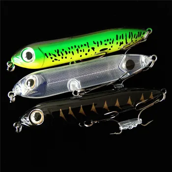 

3pcs 9cm 12g Pencil Fishing LureTop water Dogs Hard Lures Baits Wobbler Artificial Hard Bait Fishing Tackle Pesca