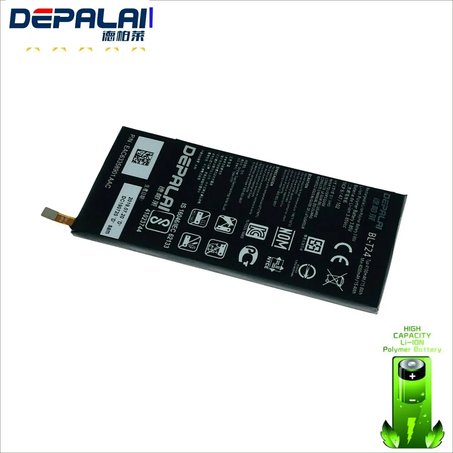 Аккумулятор для телефона L X Power K220 k220ds 4100 мАч|Аккумуляторы мобильных телефонов| |