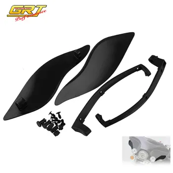 

Motorcycle Side Wings Wind Air Deflector Black Upper Outer Fairing For Street Glide Special Tri Glide Ultra 2014-2019