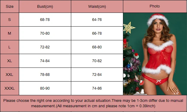 Новинка, женское сексуальное нижнее белье, Санта Клаус, рождественское красное платье Babydoll, одежда для сна, комплекты нижнего белья, эротическая одежда для рождественской вечеринки