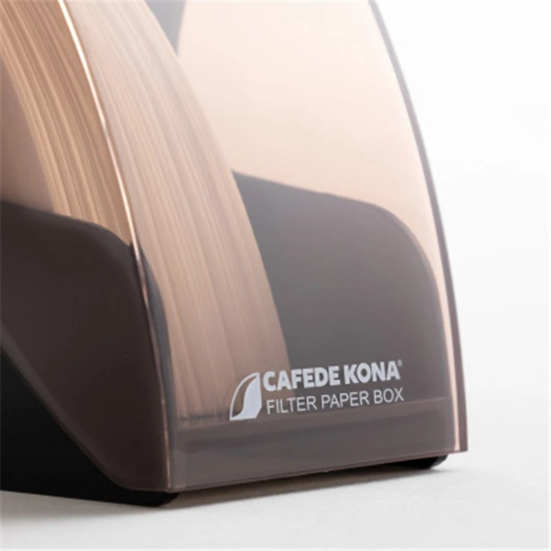 CAFEDE KONA коробка для хранения фильтровальной бумаги V60 V образный влагостойкий